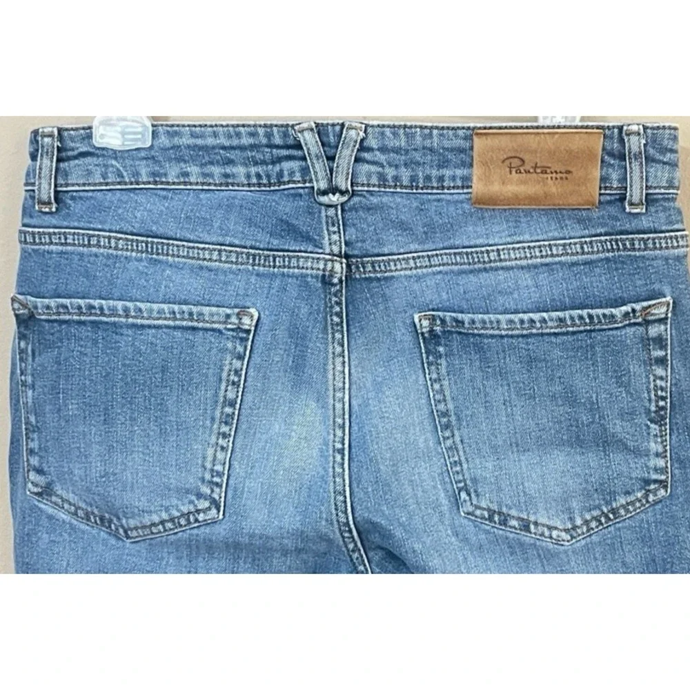 Pantamo Jeans Men's W31 L32 Slim Straight Fit Medium Wash Blue Denim Stretch EUC